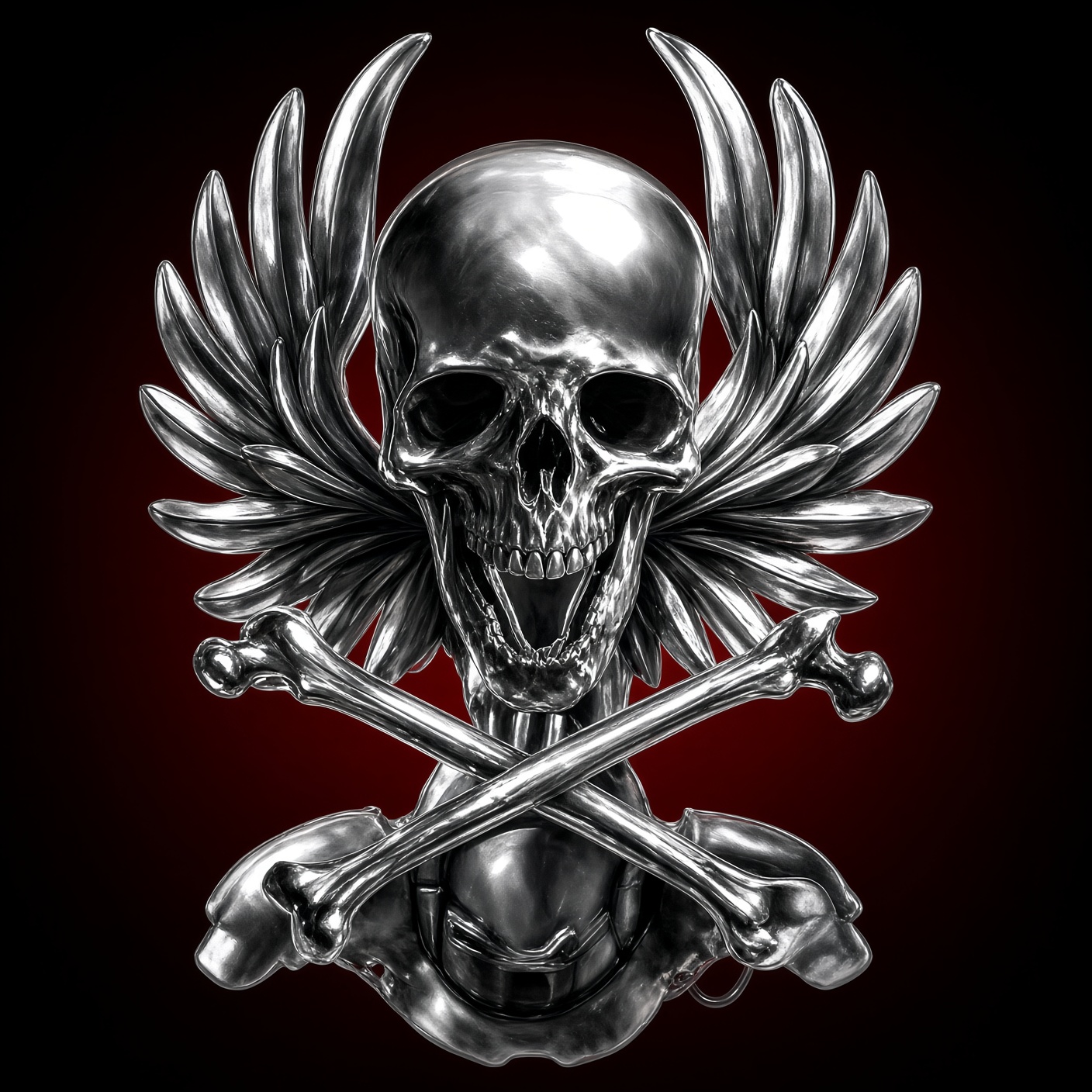 Black Skull Industries skull emblem
